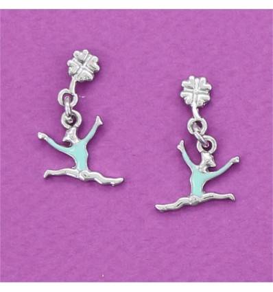 boucles d'oreilles danseuse saut écart