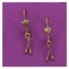 boucles d'oreilles dormeuses paire de massues mini