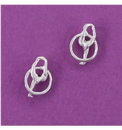 boucles d'oreilles EXPRESSION cerceau de gymnastique rythmique