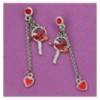 boucles d'oreilles gymnaste au ballon "CAPRICE"