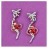 boucles d'oreilles gymnaste au cerceau "CAPRICE"