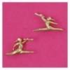 boucles d'oreilles twirling baton saut