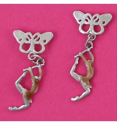 boucles d'oreilles twirling baton fantaisie