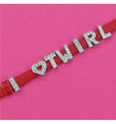 bracelet I love twirl