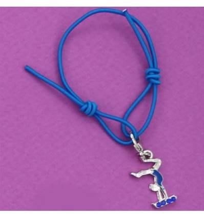 bracelet tendance gymnaste bleue collection FLUANCE