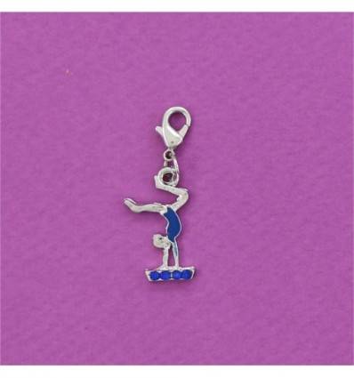 petit charm gymnaste bleue collection FLUANCE