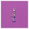 petit charm gymnaste bleue collection FLUANCE