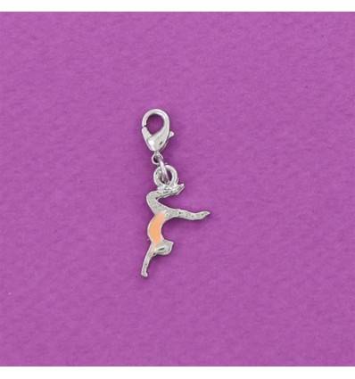 petit charm gymnaste en souplesse rose collection FLUANCE