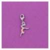 petit charm gymnaste en souplesse rose collection FLUANCE