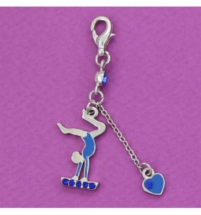 grand charm gymnaste bleue collection FLUANCE