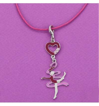 collier gymnaste rose collection FLUANCE