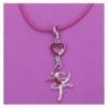 collier gymnaste rose collection FLUANCE