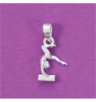 mini pendentif gymnaste à la poutre gymnastique artistique féminine