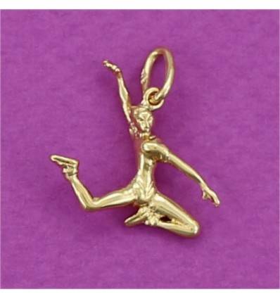 pendentif aérobic femme saut