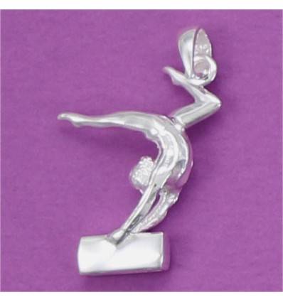 pendentif gymnaste poutre gymnastique artistique féminine