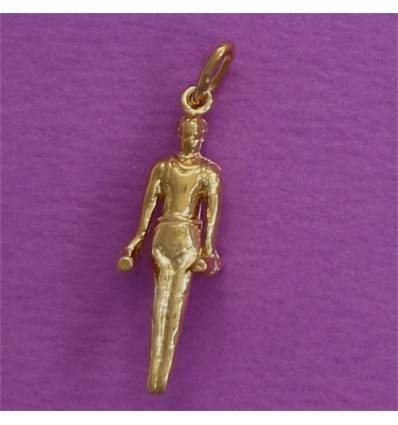 pendentif gymnaste artistique masculin aux barres parallèles