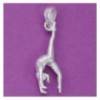 gymnastic woman pendant II