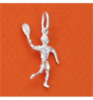 pendentif joueur de tennis