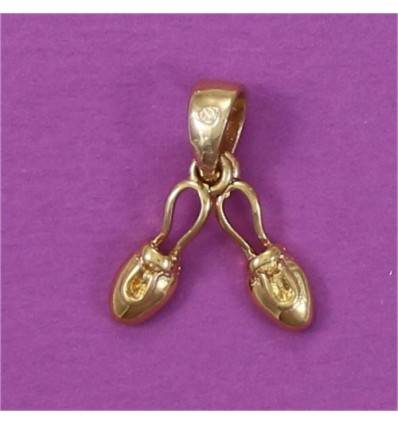 pendentif paire de demies pointes de gymnastique ryhtmique