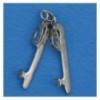 pair ice skating blade pendant