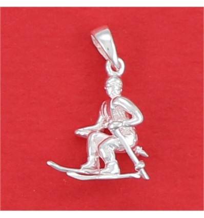 pendentif ski slalom