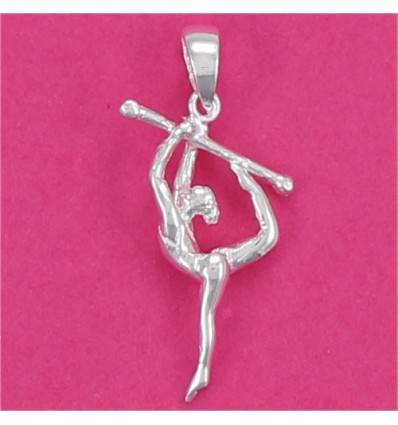 pendentif twirling baton-twirleuse