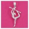 pendentif twirling baton-twirleuse