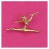 baton twirl girl pendant