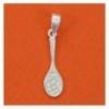 pendentif petite raquette de tennis avec strass