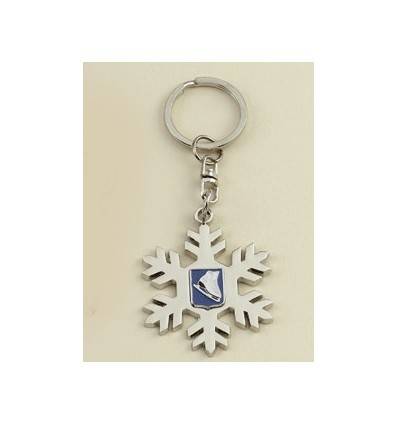 porte-clefs patinage flocon