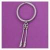 porte-clefs gymnastique rythmique la paire de massues