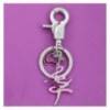 porte-clefs gymnaste rose collection FLUANCE