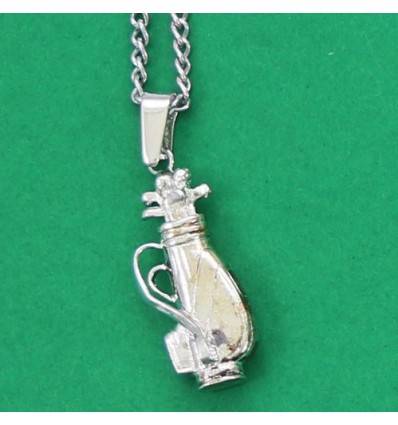 collier fantaisie sac de golf