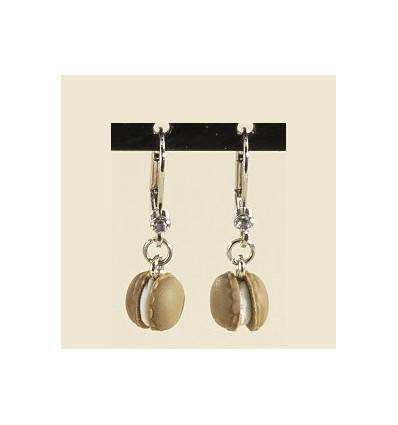 boucles d'oreilles macaron