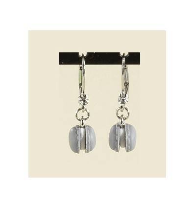 boucles d'oreilles macaron