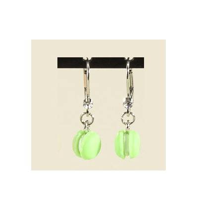 boucles d'oreilles macaron