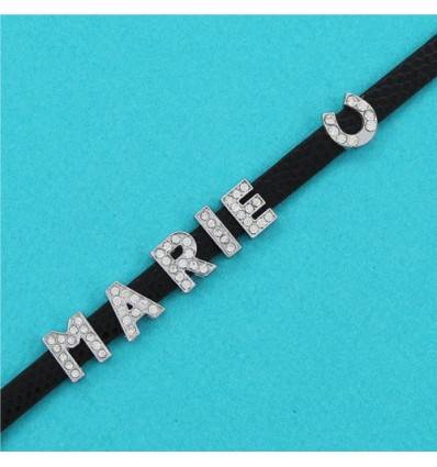 bracelet strass personnalisable