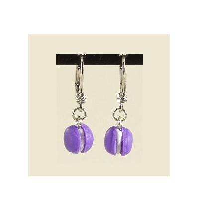 boucles d'oreilles macaron