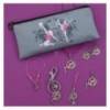 collection de 7 bijoux gymnaste rose au cerceau