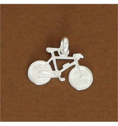 pendentif argent massif vélo