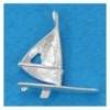 pendentif argent planche à voile