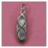 pendentif chausson de danse en argent massif