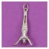 pendentif gymnaste au sol en short