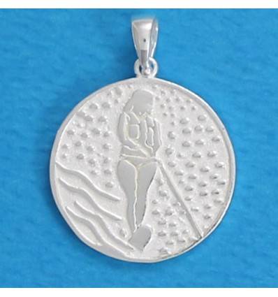 pendentif skieur nautique