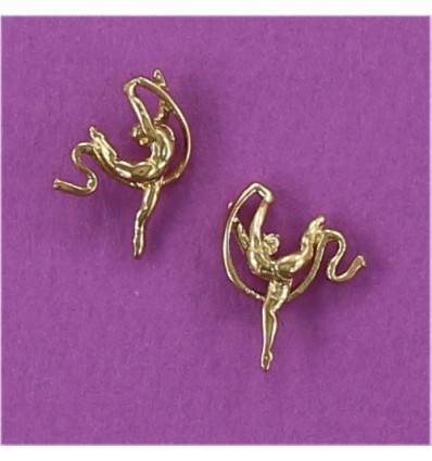ribbon of rythmical gymnastics earrings Expression