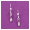 boucles d'oreilles dormeuses demies pointes de gymnastique rythmique