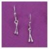 boucles d'oreilles dormeuses paire de massues mini