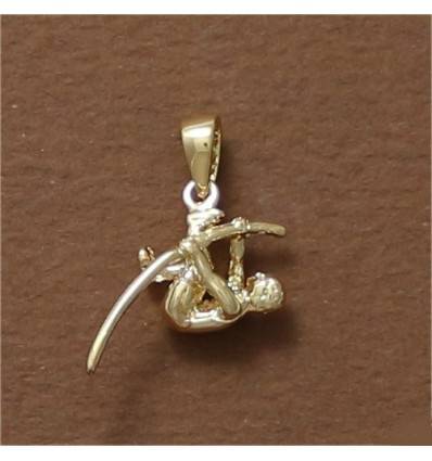 pendentif athlétisme saut à la perche