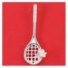 pendentif badminton : raquette et volant