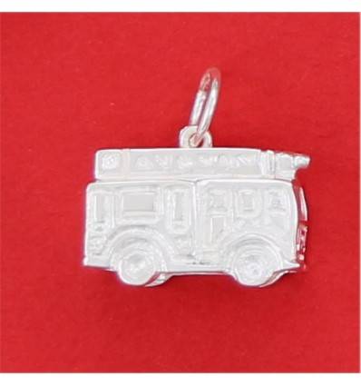 pendentif camion de pompier avec grande échelle